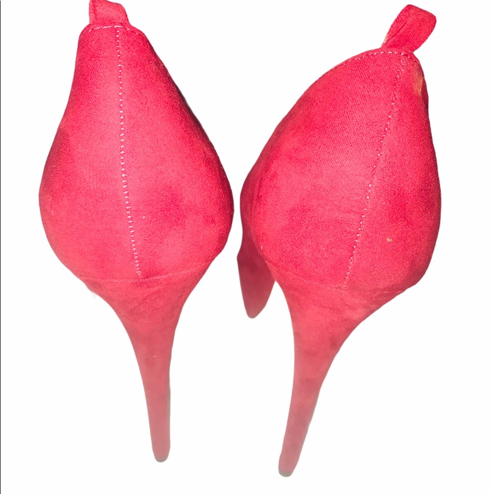 Suede platform pumps - Picture 3 of 7